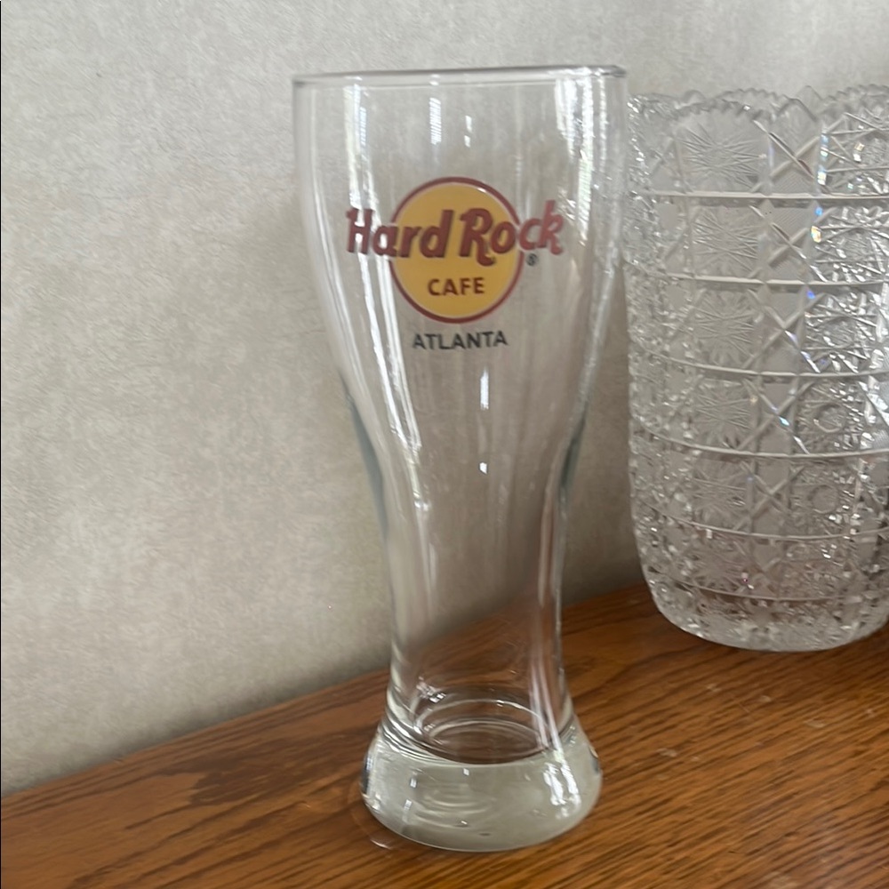 Hard Rock Cafe Atlanta Pilsner Glass